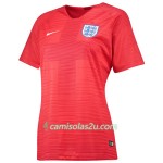 Camisolas de futebol Inglaterra Mulher Equipamento Alternativa Copa do Mundo 2018 Manga Curta